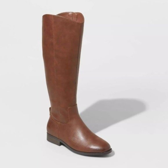 Universal Thread Shoes - Universal Thread Brisa Riding Boots Cognac